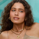 Colar Pingente Olho Grego Solstice - Ouro 18K | SILLENE