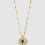 Colar Pingente Olho Grego Zen - Ouro 18K | SILLENE