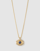 Colar Pingente Olho Grego Zen - Ouro 18K | SILLENE