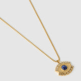 Colar Pingente Olho Grego Zen - Ouro 18K | SILLENE