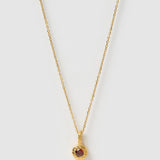 Colar Pingente Pedra do Mês - Ouro 18K | SILLENE - Janeiro