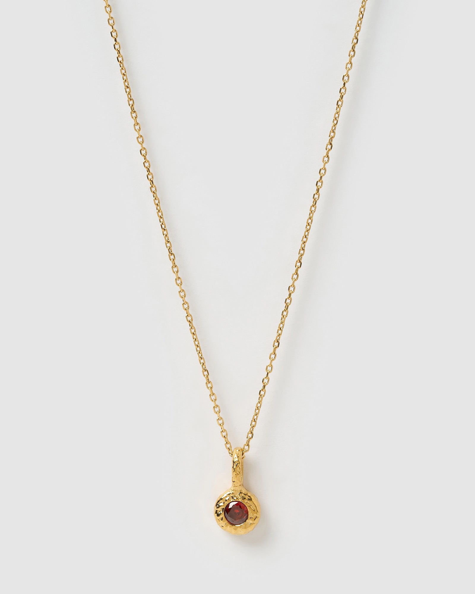Colar Pingente Pedra do Mês - Ouro 18K | SILLENE - Janeiro