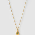 Colar Pingente Pedra do Mês - Ouro 18K | SILLENE - Março