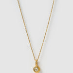 Colar Pingente Pedra do Mês - Ouro 18K | SILLENE - Abril