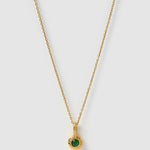 Colar Pingente Pedra do Mês - Ouro 18K | SILLENE - Maio