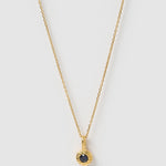 Colar Pingente Pedra do Mês - Ouro 18K | SILLENE - Setembro