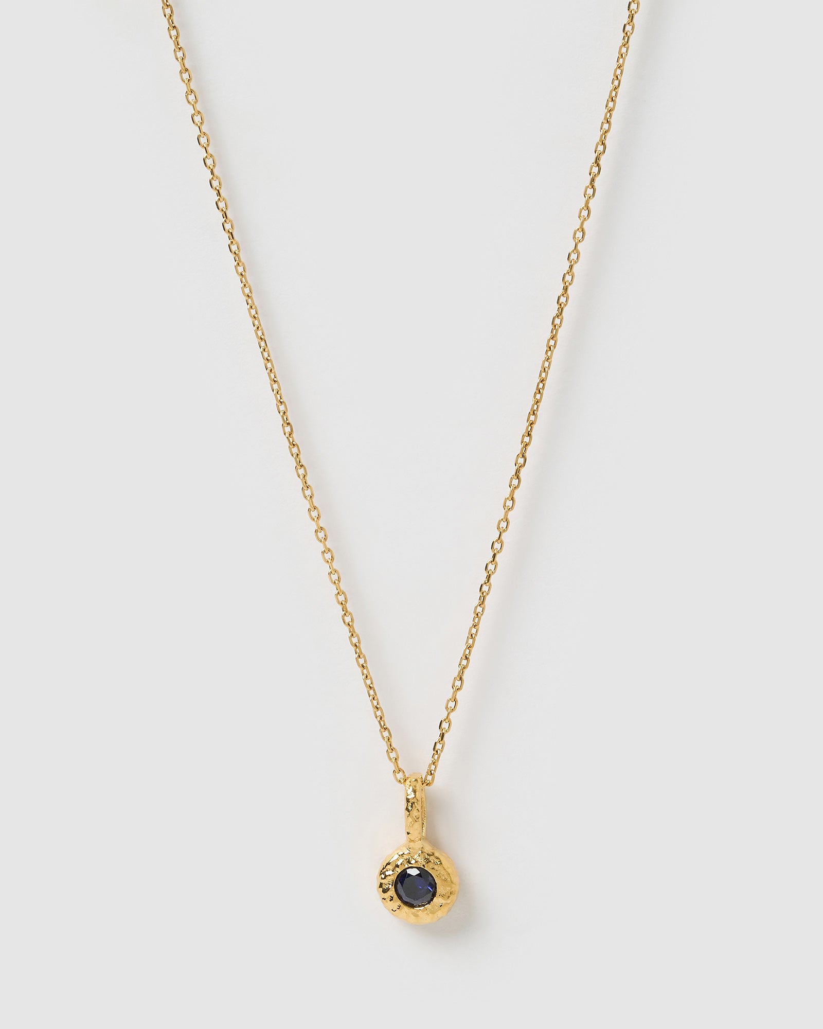 Colar Pingente Pedra do Mês - Ouro 18K | SILLENE - Setembro