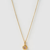 Colar Pingente Pedra do Mês - Ouro 18K | SILLENE - Outubro