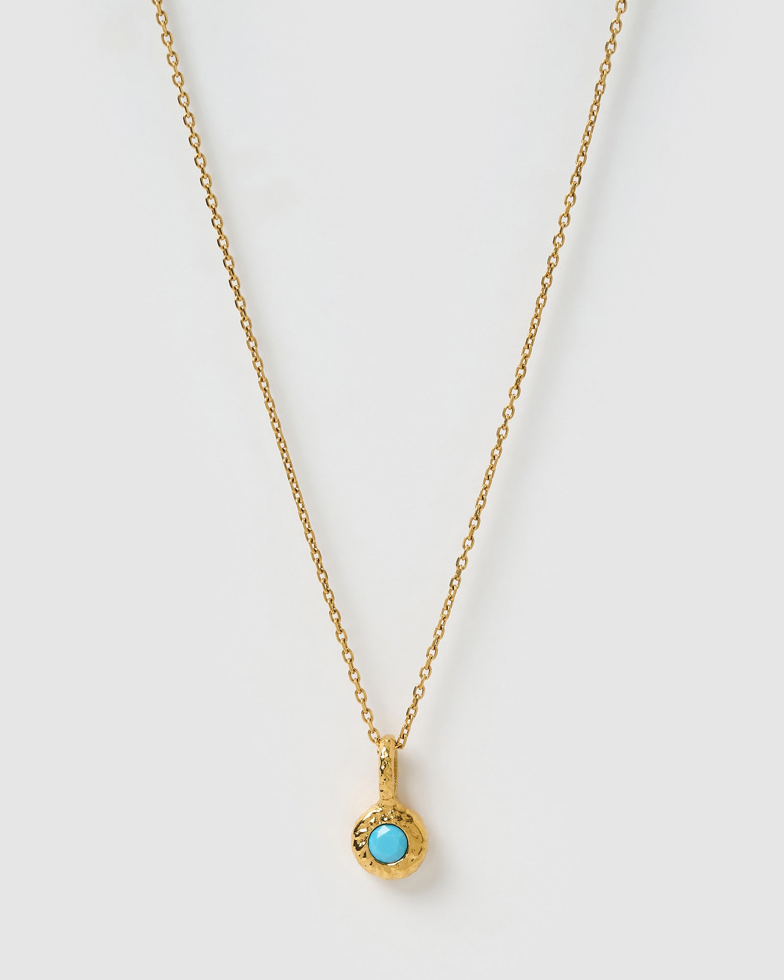 Colar Pingente Pedra do Mês - Ouro 18K | SILLENE - Dezembro