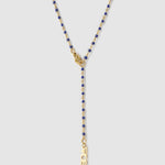 Colar Pingente Peixe da Sorte Azul - Ouro 18K | SILLENE