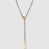 Colar Pingente Peixe da Sorte Azul - Ouro 18K | SILLENE