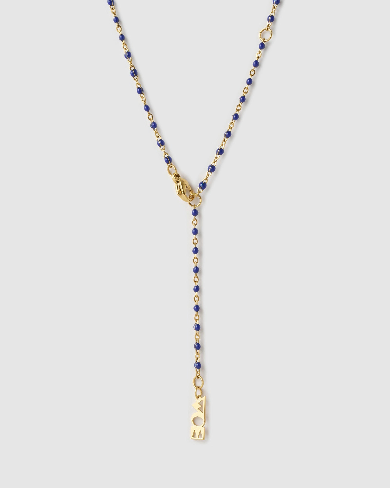 Colar Pingente Peixe da Sorte Azul - Ouro 18K | SILLENE