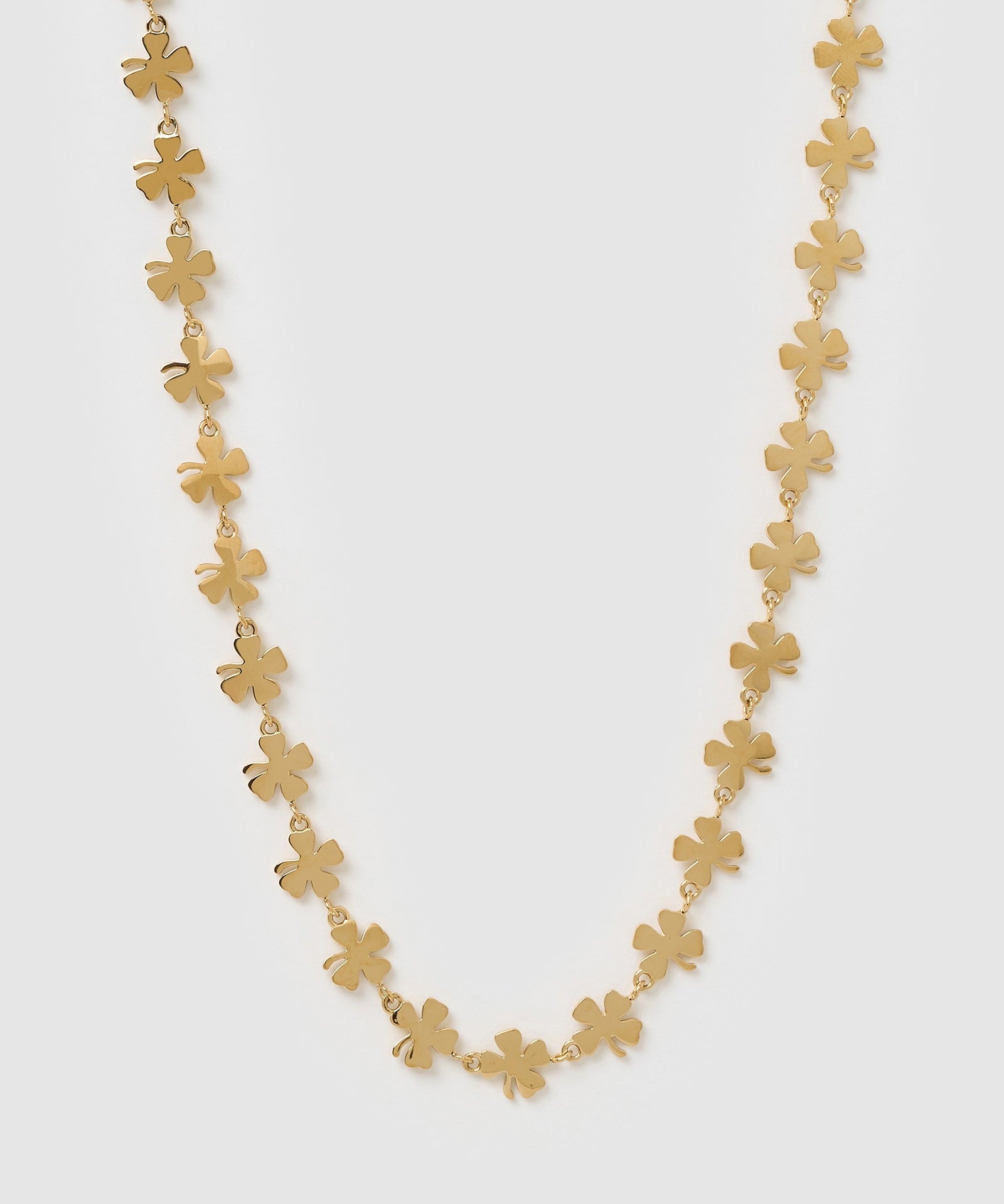 Colar Pingente Trevo da Sorte - Ouro 18K | SILLENE