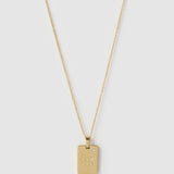 Colar Pingente Zodíaco - Ouro 18K | SILLENE - Aquário