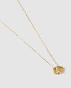 Colar Pingentes Coração Duplo - Ouro 18K | SILLENE