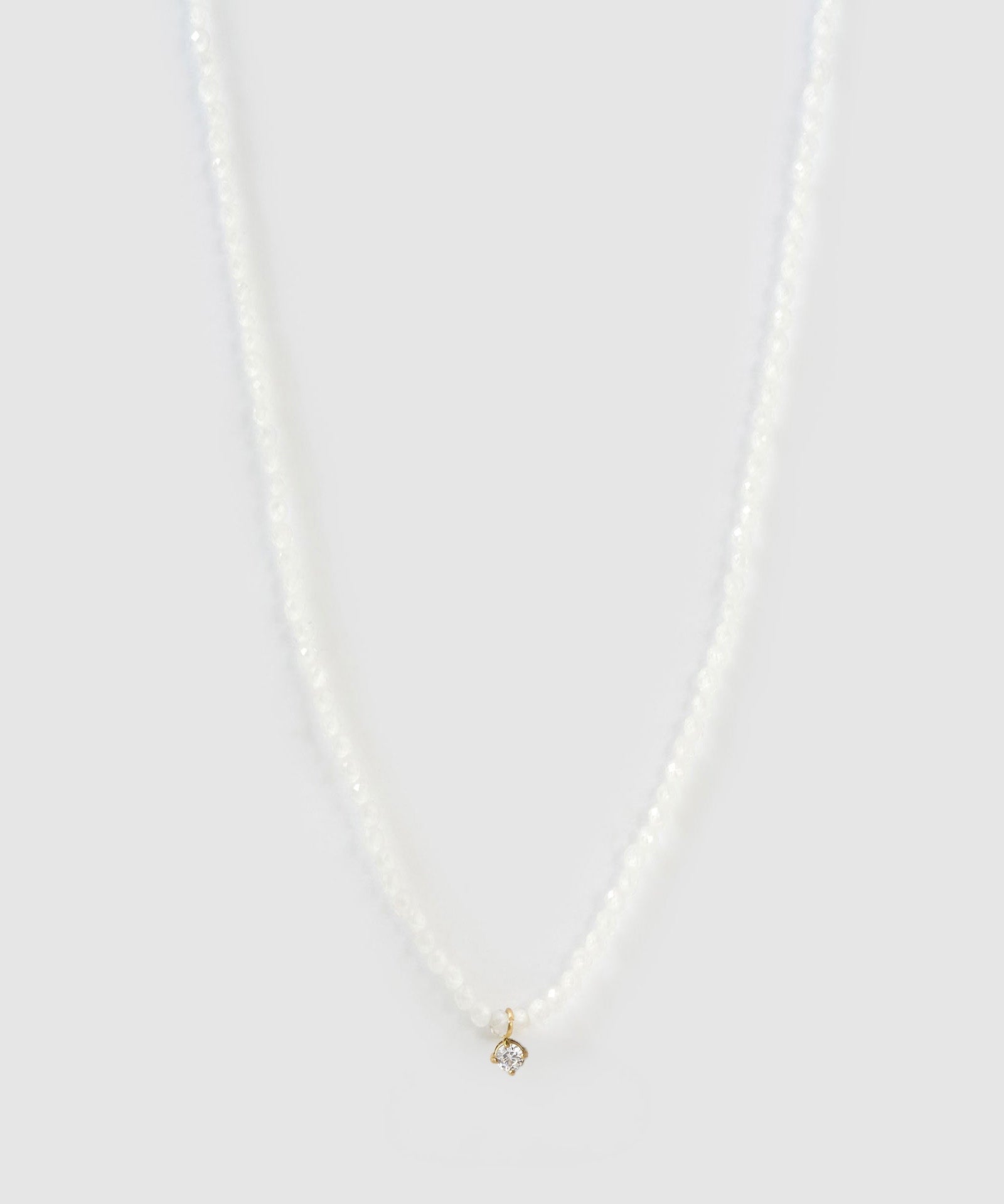 Colar Pingentes Cristal Branco Taylor - Ouro 18K | SILLENE