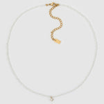 Colar Pingentes Cristal Branco Taylor - Ouro 18K | SILLENE