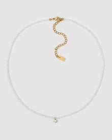 Colar Pingentes Cristal Branco Taylor - Ouro 18K | SILLENE