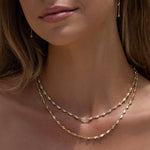 Colar Pingentes Olho Grego Elysian - Ouro 18K | SILLENE