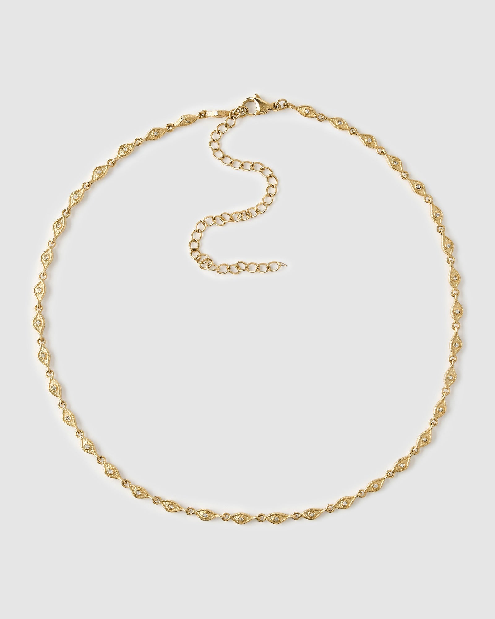 Colar Pingentes Olho Grego Elysian - Ouro 18K | SILLENE
