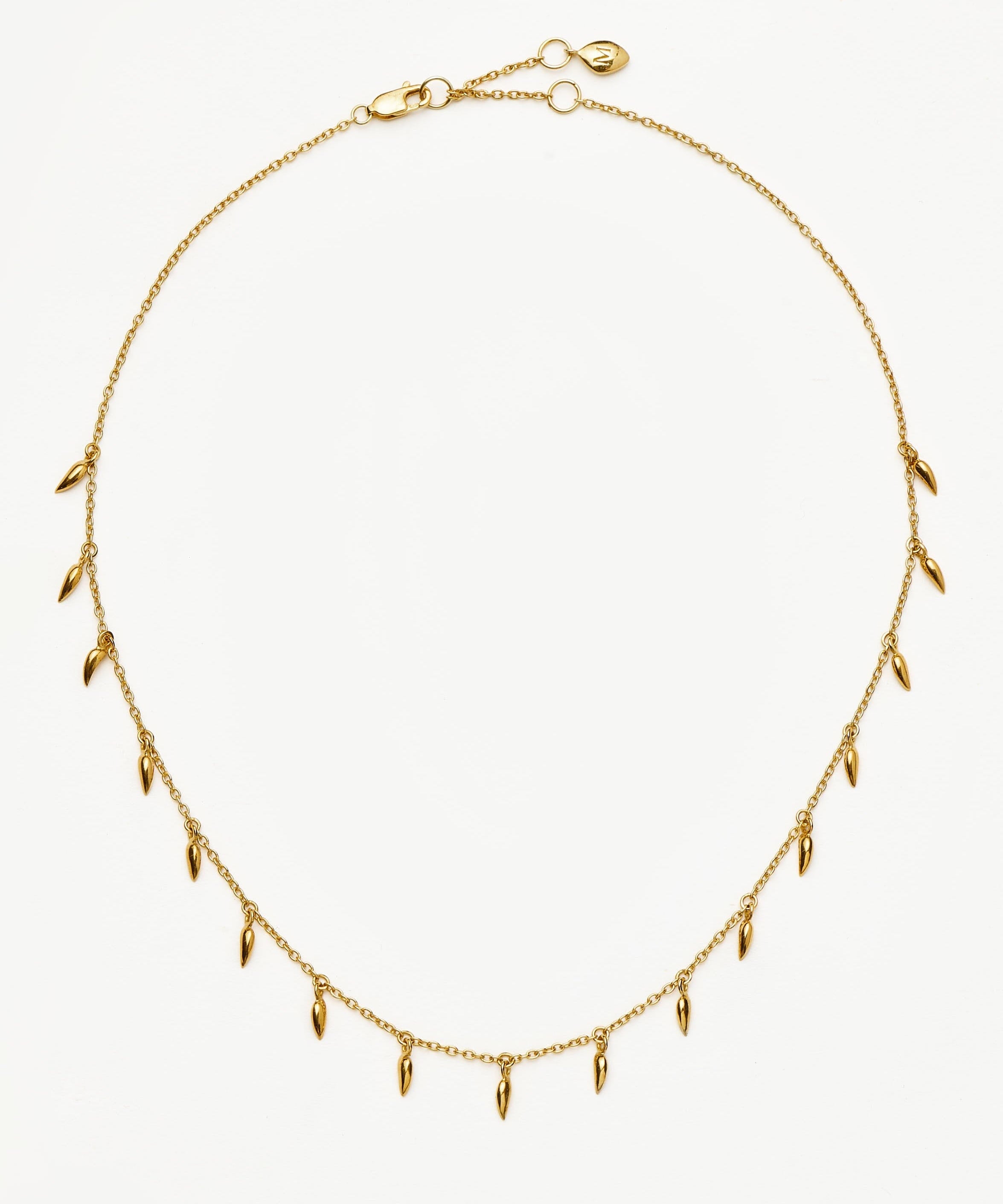 Colar Pingentes Presas Mini - Ouro 18K | SILLENE
