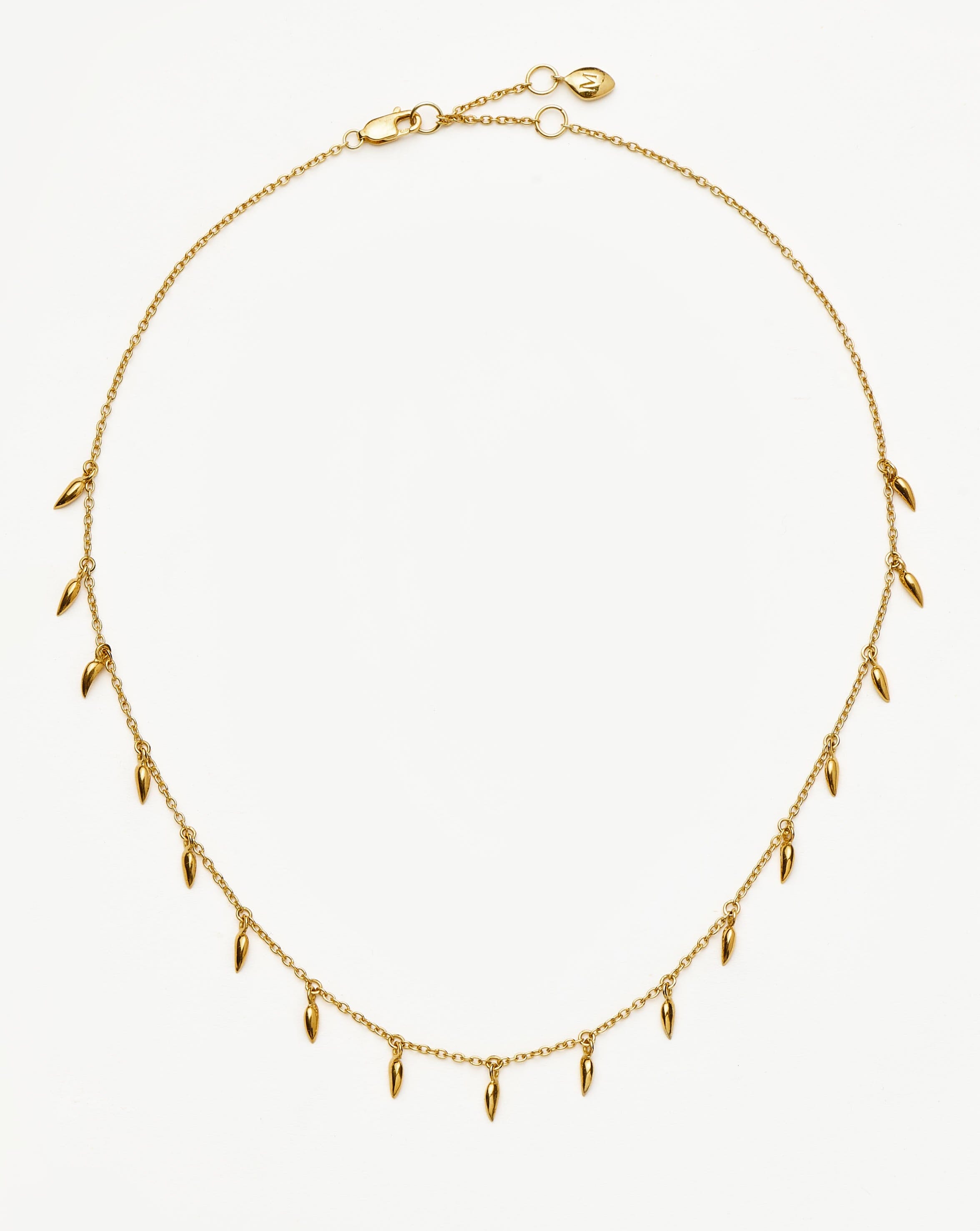 Colar Pingentes Presas Mini - Ouro 18K | SILLENE