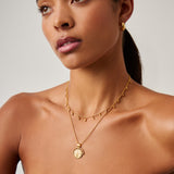 Colar Pingentes Presas Mini - Ouro 18K | SILLENE - detalhe