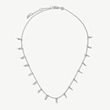 Colar Pingentes Presas Mini - Prata | SILLENE