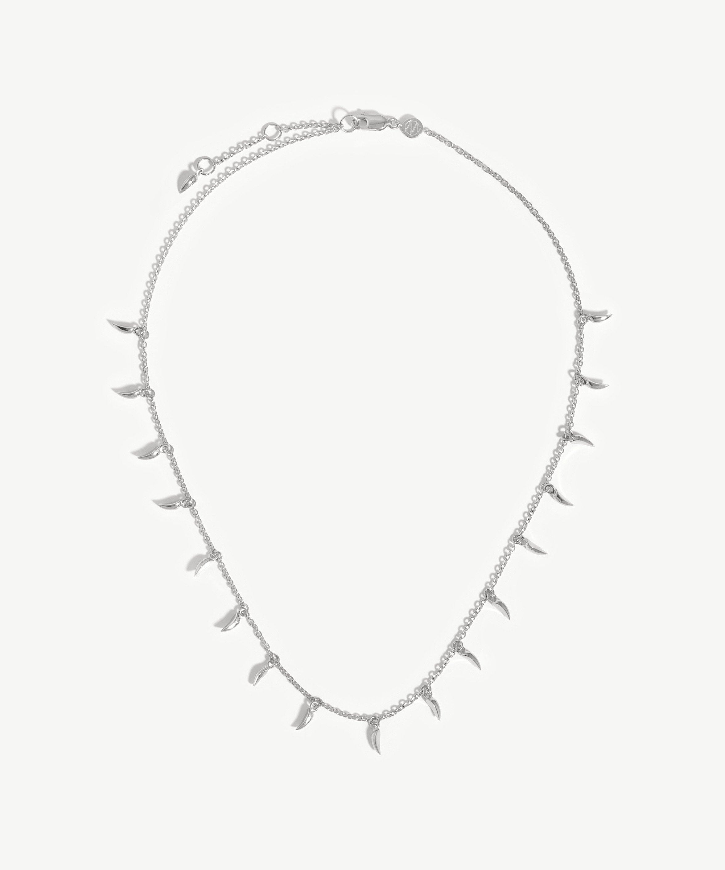 Colar Pingentes Presas Mini - Prata | SILLENE