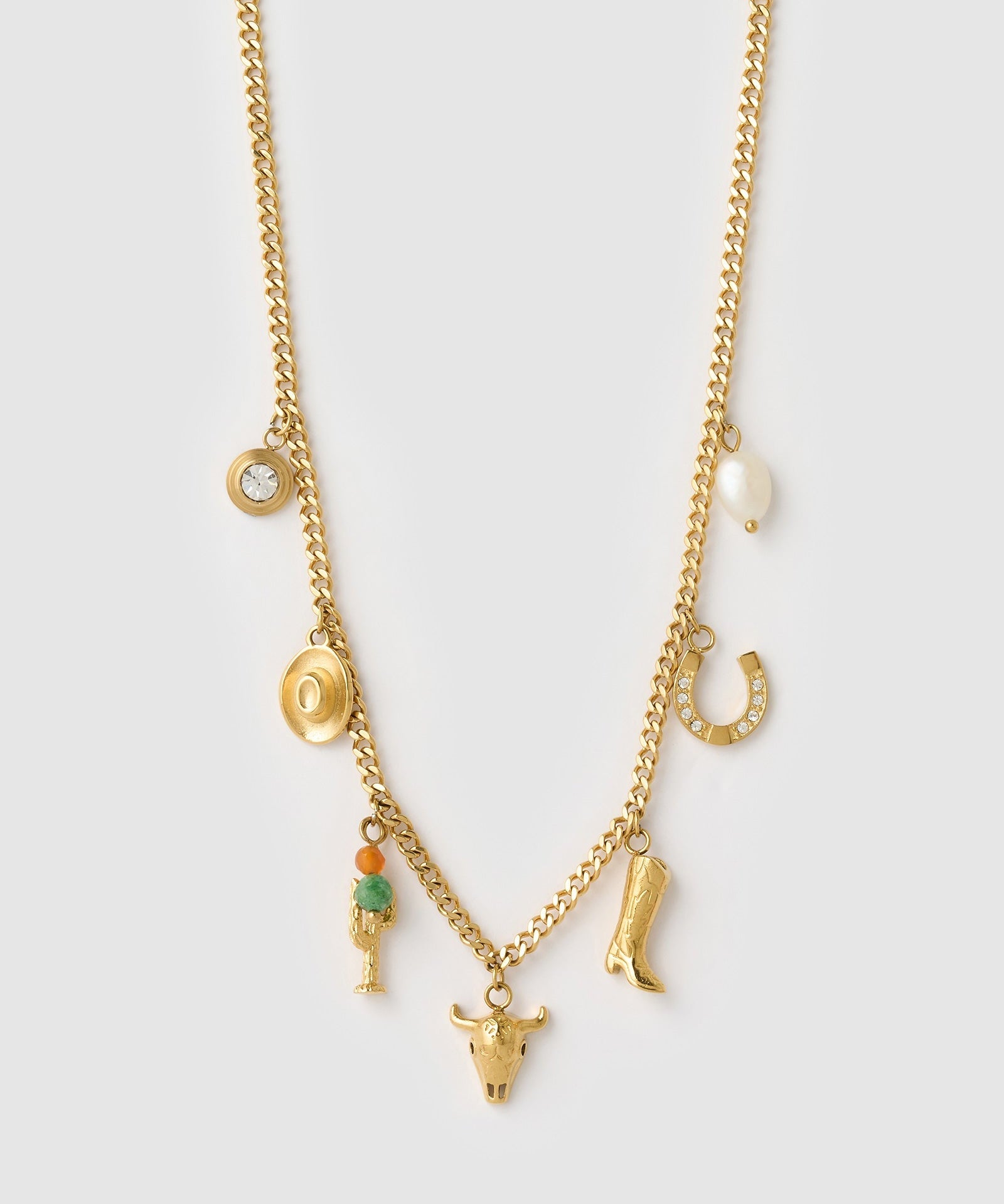 Colar Pingentes Rodeo - Ouro 18K | SILLENE