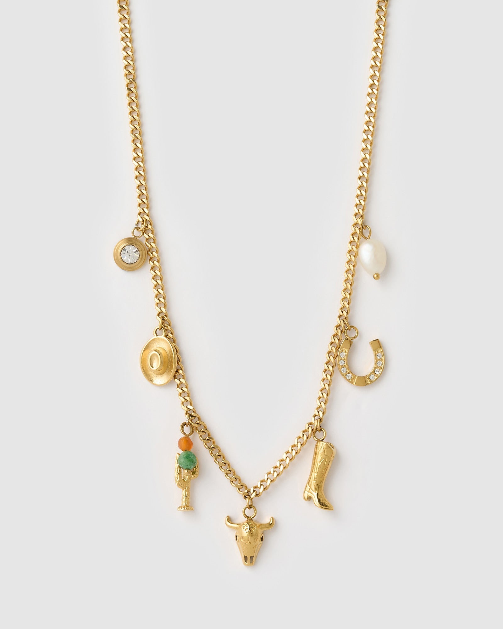Colar Pingentes Rodeo - Ouro 18K | SILLENE