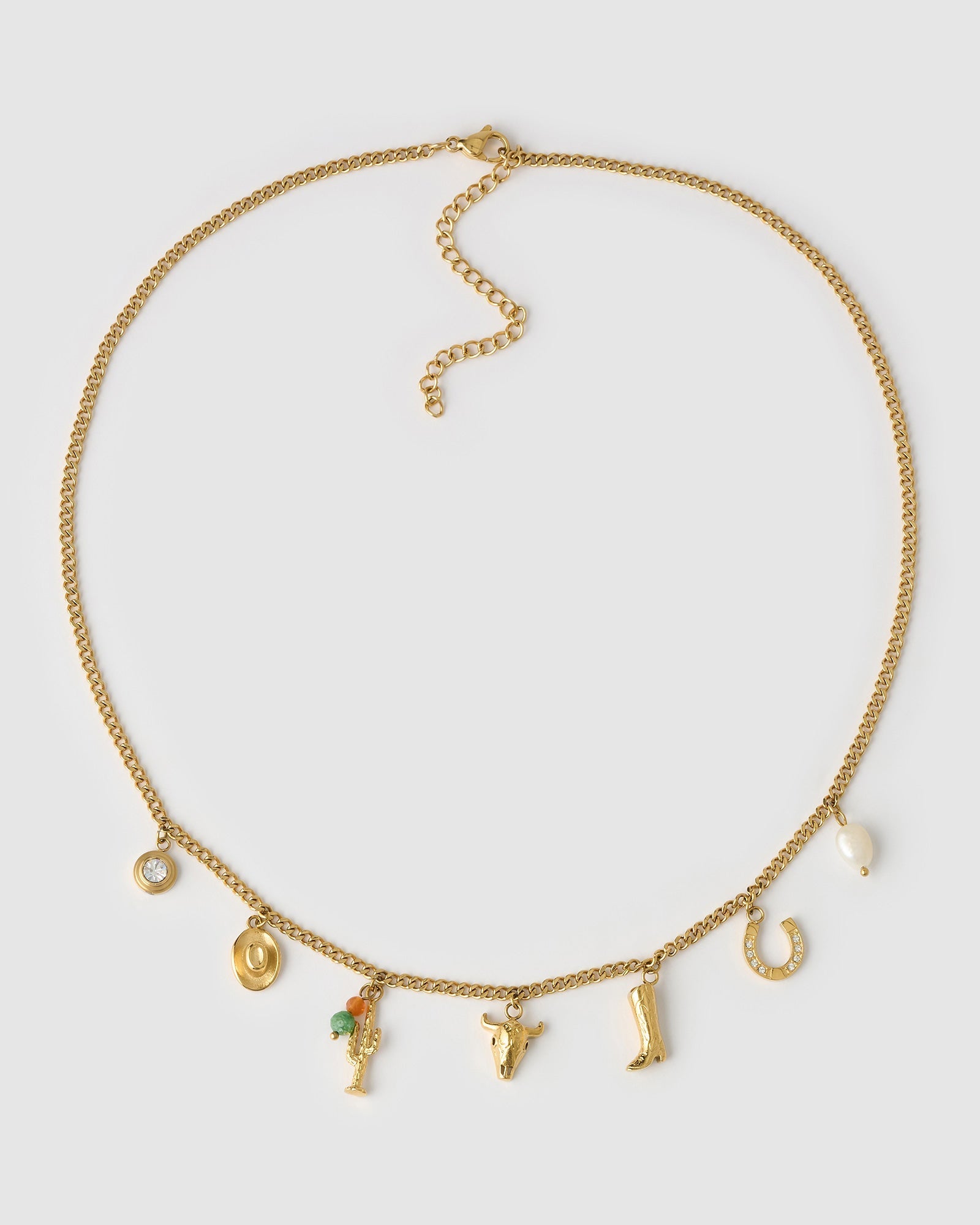 Colar Pingentes Rodeo - Ouro 18K | SILLENE