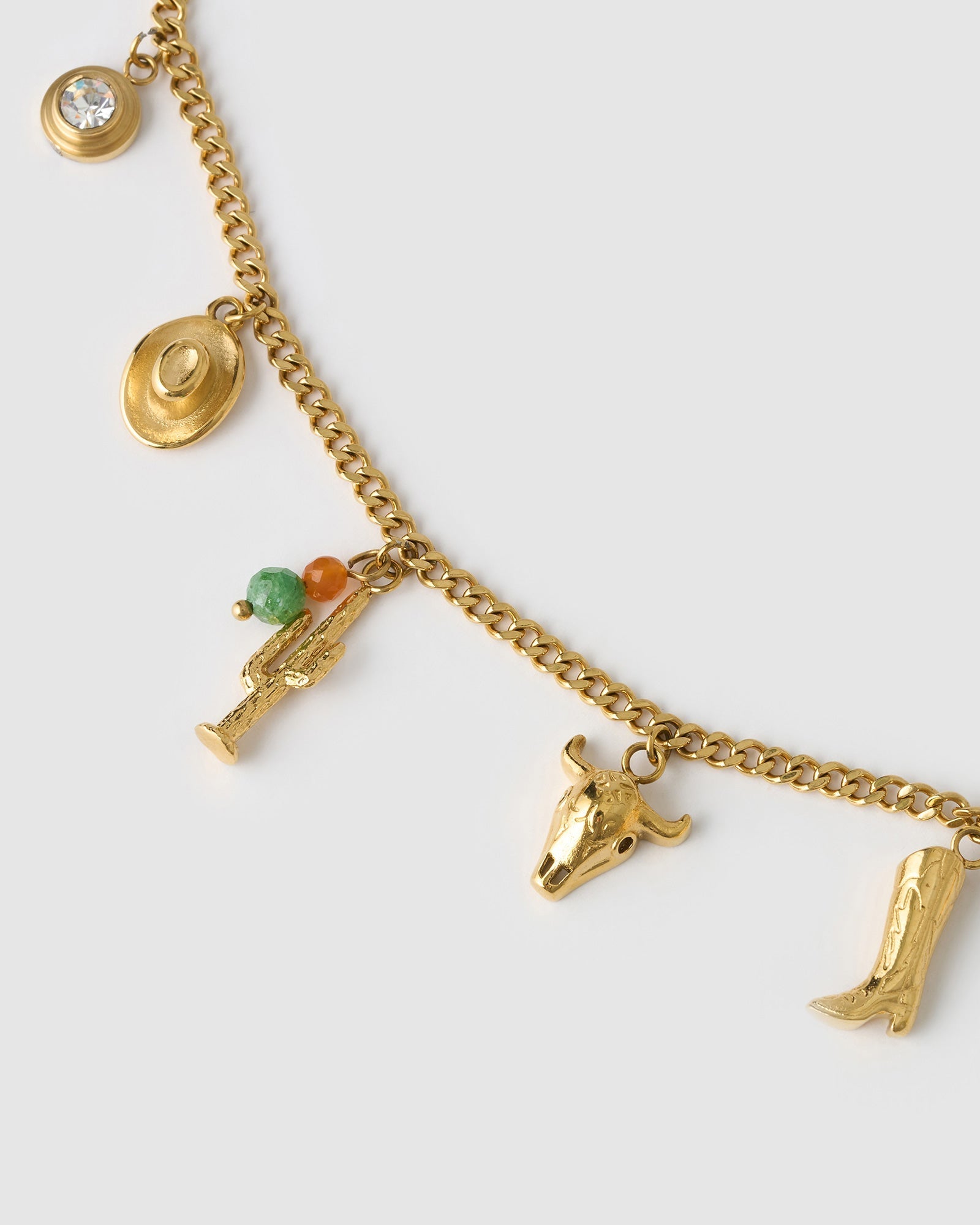 Colar Pingentes Rodeo - Ouro 18K | SILLENE