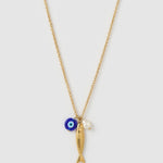 Colar Pingentes Sereia Sirena - Ouro 18K | SILLENE
