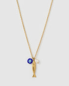 Colar Pingentes Sereia Sirena - Ouro 18K | SILLENE