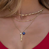 Colar Pingentes Sereia Sirena - Ouro 18K | SILLENE