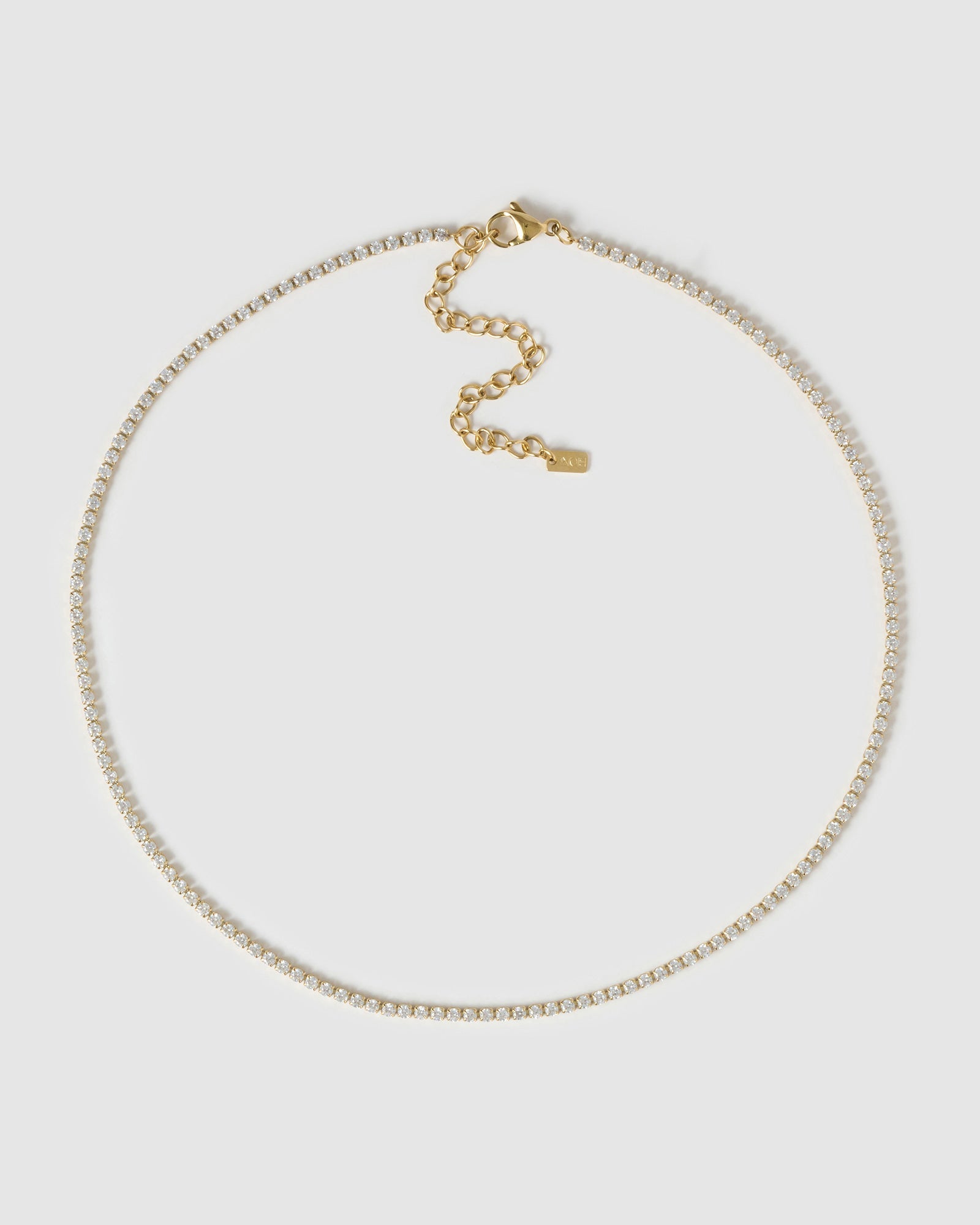 Colar Riviera Charlize - Ouro 18K | SILLENE