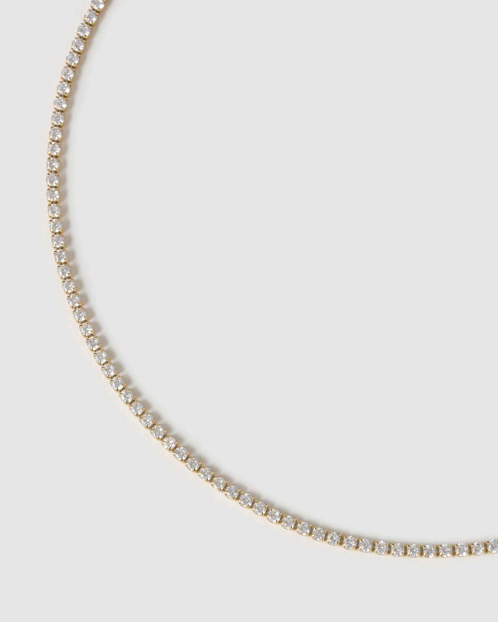 Colar Riviera Charlize - Ouro 18K | SILLENE