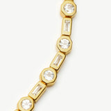 Colar Riviera Cravejado - Ouro 18K | SILLENE
