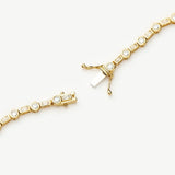 Colar Riviera Cravejado - Ouro 18K | SILLENE - detalhe