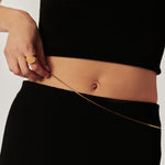 Corrente de Cintura Cobra - Ouro 18K | SILLENE