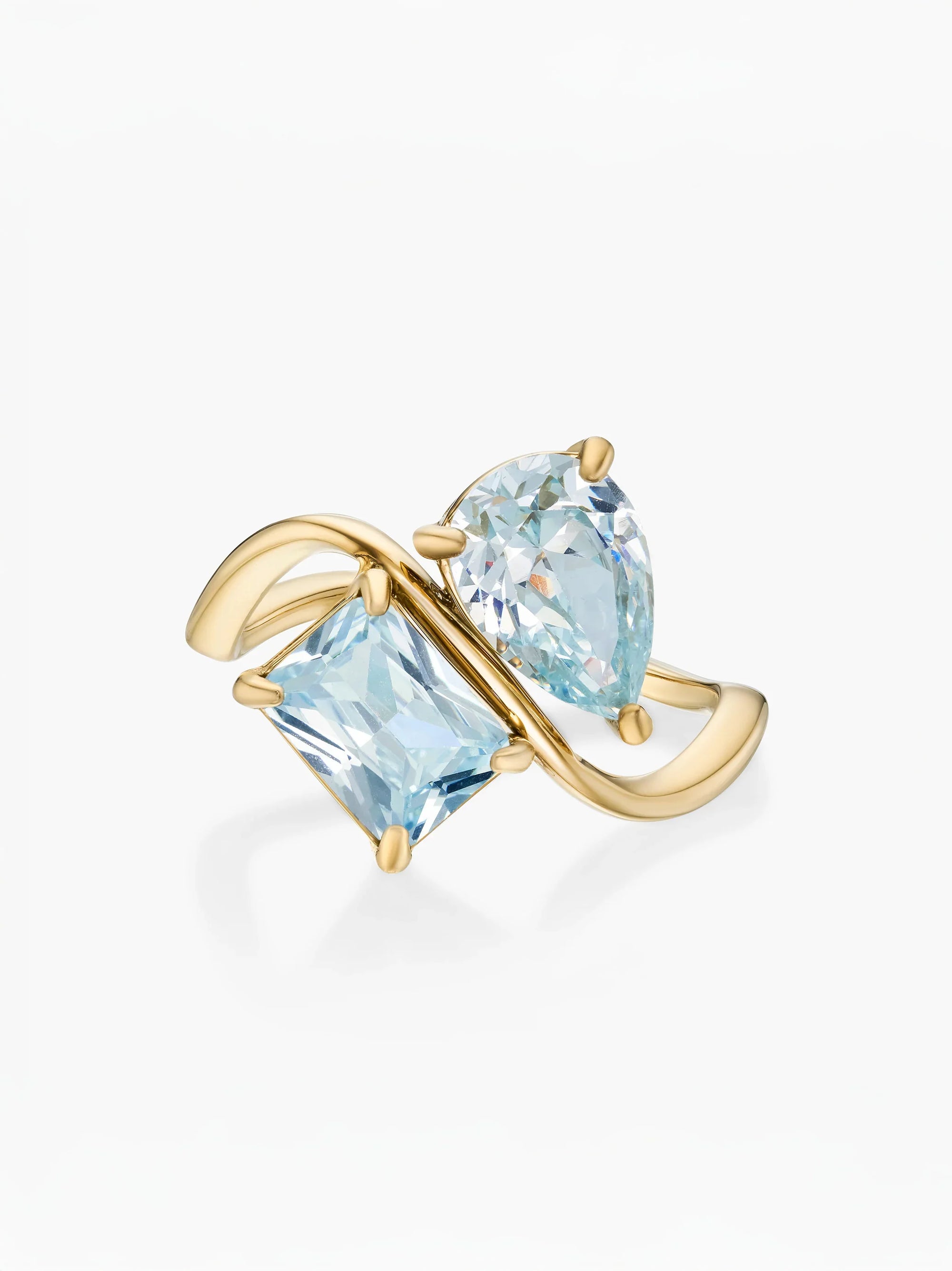 Navae Birthstone Ring - ?gua-marinha
