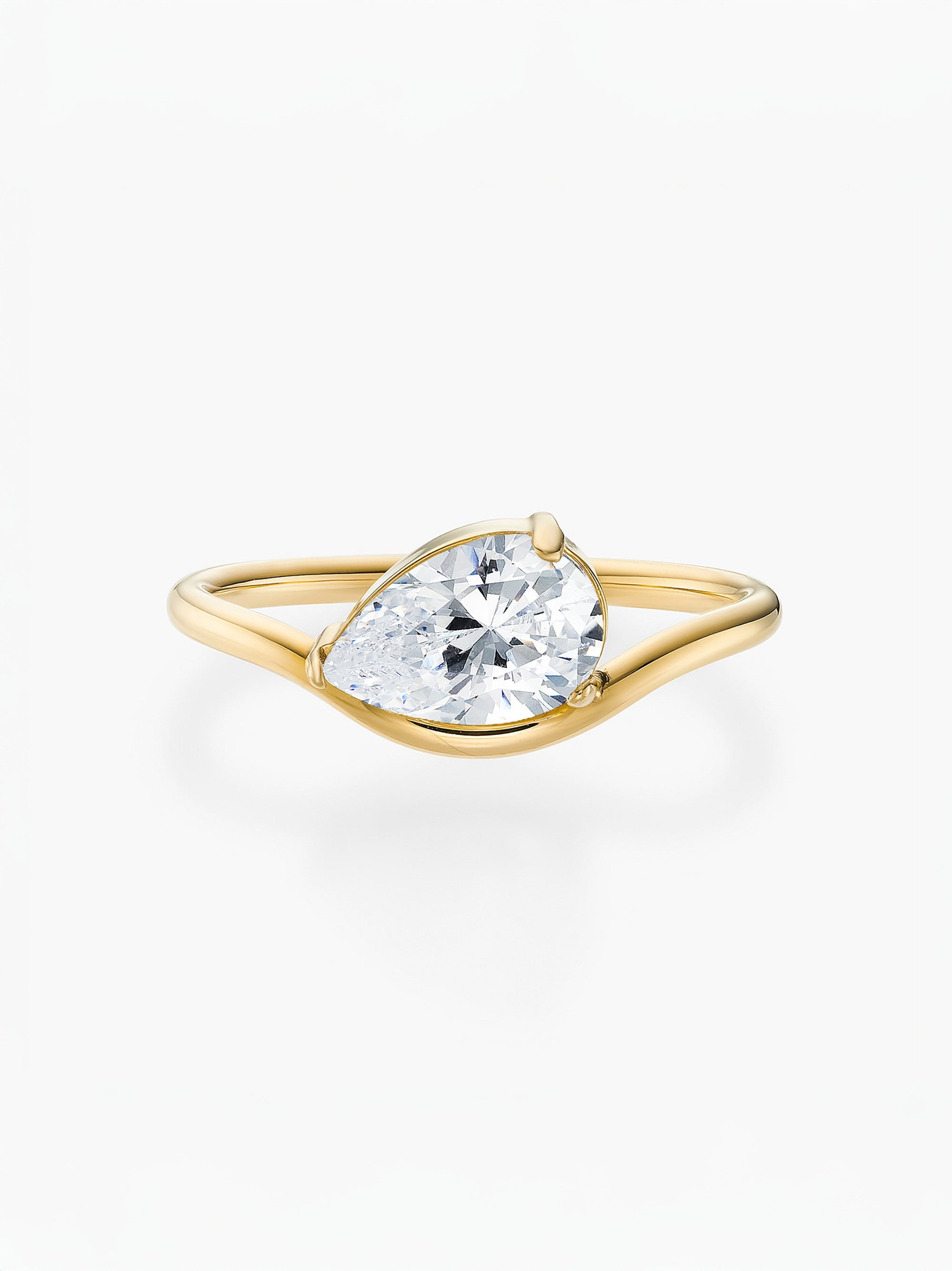Anel Pia Pedra do Mês - Ouro 18K