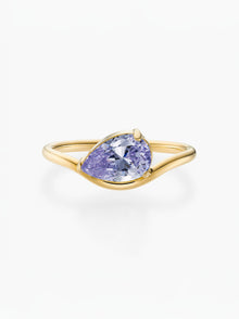 Anel Pia Pedra do Mês - Ouro 18K