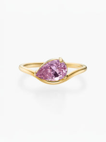 Anel Pia Pedra do Mês - Ouro 18K