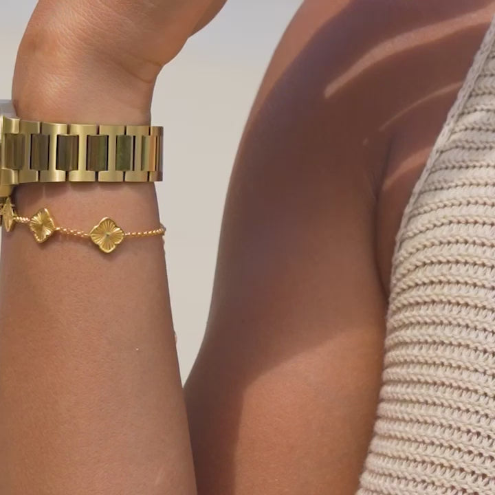 Bracelete Amaya Luz do Sol em Ouro 18K, vídeo 1