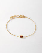 Pulseira Art Déco Granada - Ouro 18K | SILLENE