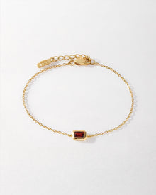 Pulseira Art Déco Granada - Ouro 18K | SILLENE