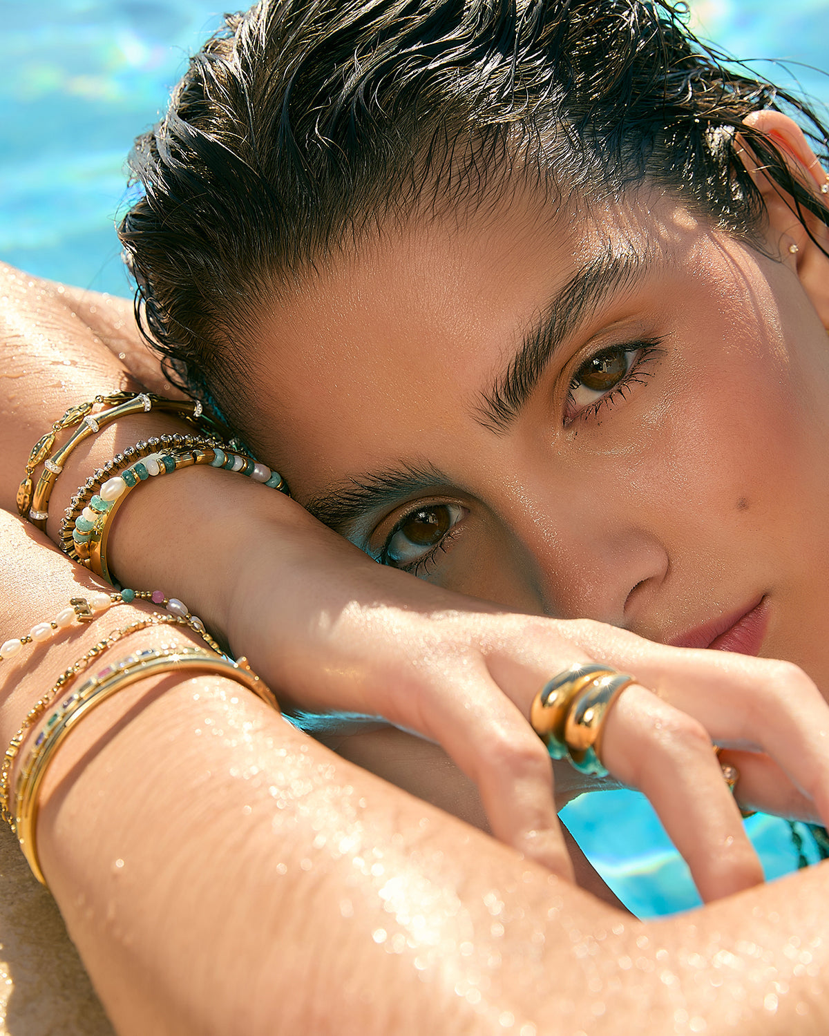 Pulseira Camellia - Ouro 18K | SILLENE