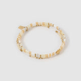 Pulseira Cami Areia - Ouro 18K | SILLENE